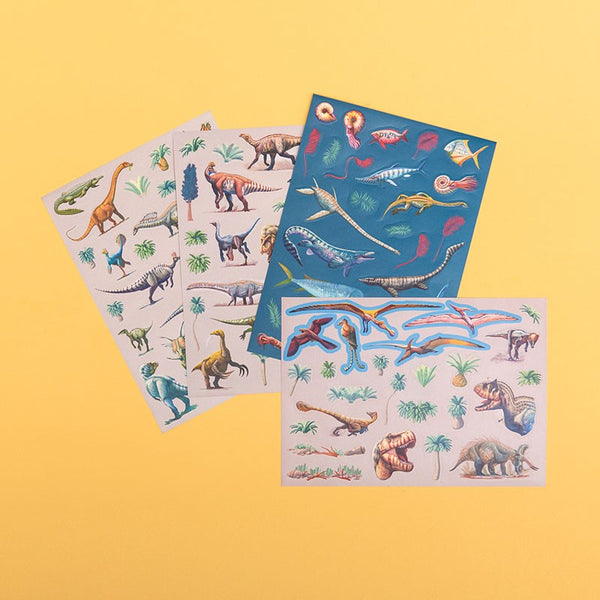 DINO STICKERS Aufkleber Dinosaurier Set Londji