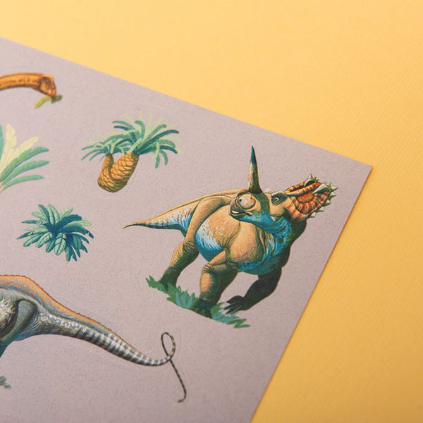 DINO STICKERS Aufkleber Dinosaurier Set Londji