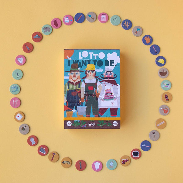 I WANT TO BE Lotto Spiel - Berufe | Londji