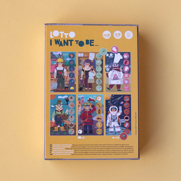 I WANT TO BE Lotto Spiel - Berufe | Londji