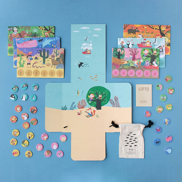 HABITATS Lotto Spiel - Lebensraum | Londji