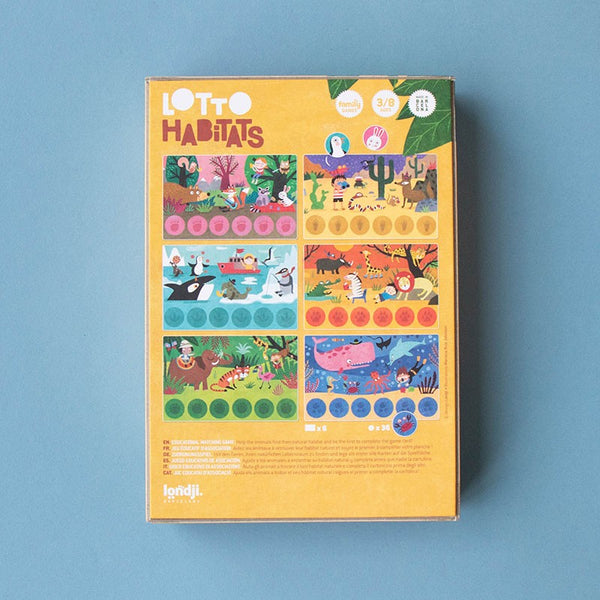 HABITATS Lotto Spiel - Lebensraum | Londji