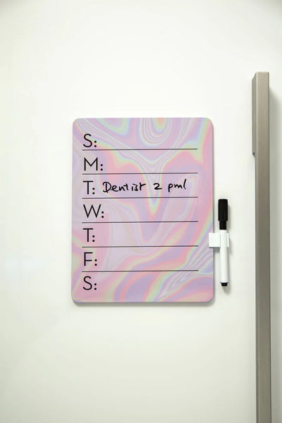 Iridescent Dry Erase Board