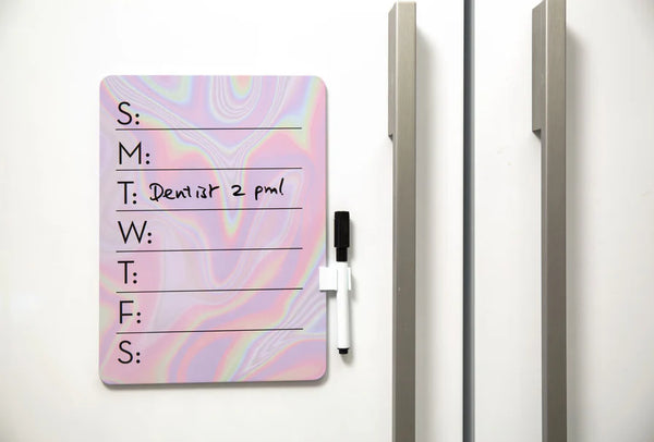 Iridescent Dry Erase Board