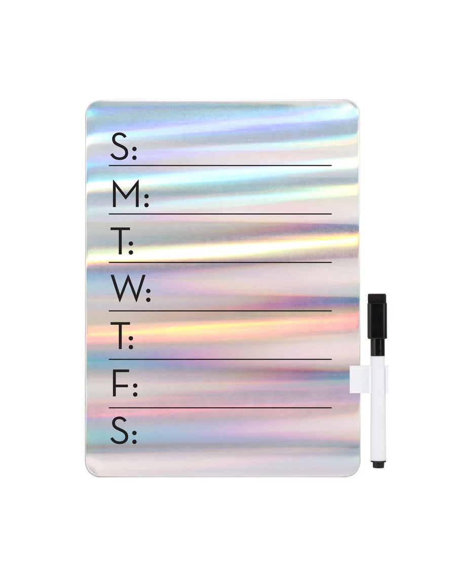 Iridescent Dry Erase Board