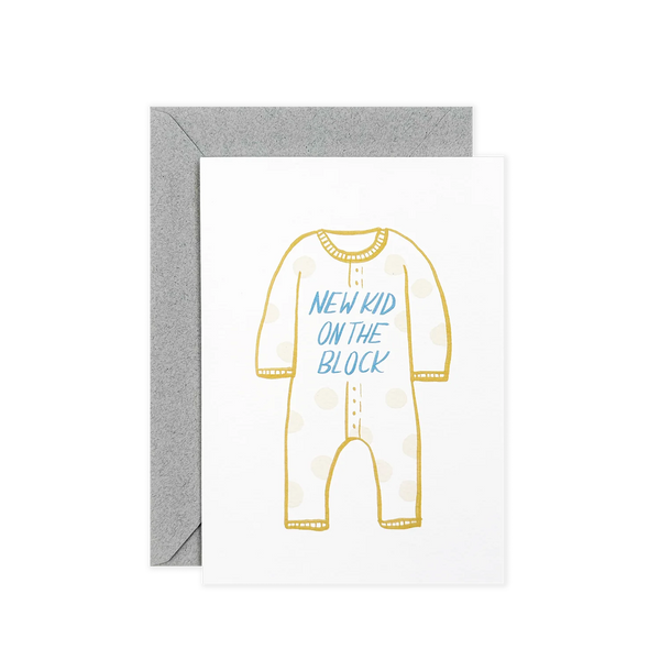 Grußkarte "New Kid" mit Kuvert