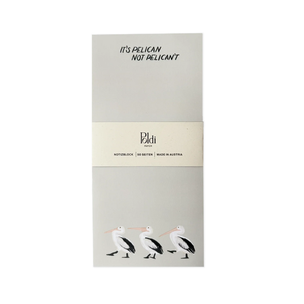 Notizblock - It's Pelican - not Pelican't | DIN lang