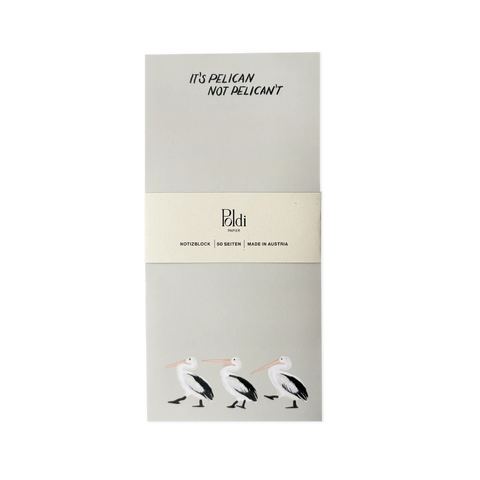 Notizblock - It's Pelican - not Pelican't | DIN lang