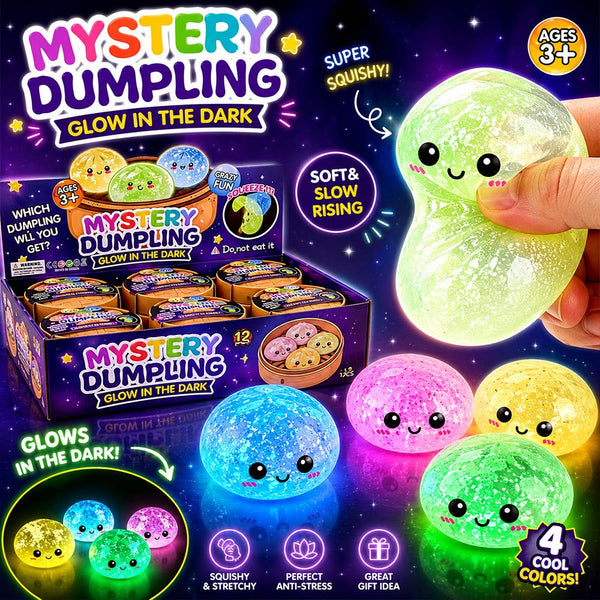 Mystery Dumpling Glow in the Dark Squishy