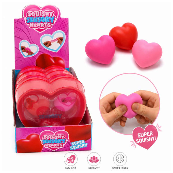 Squishy Sensory Heart | Quetsch-Herz 3er Set in Box