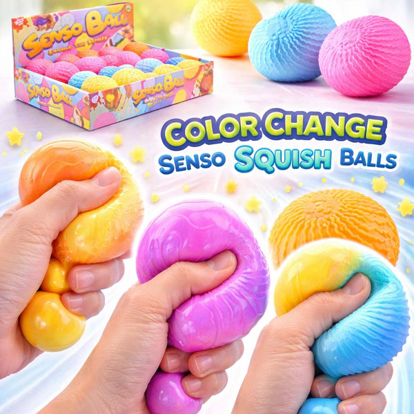Color Change Senso Squish Neon Ball