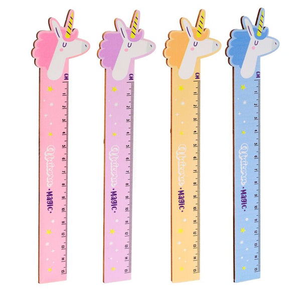 Einhorn Lineal | Unicorn Magic Wooden Ruler