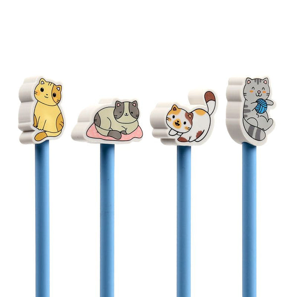 Bleistift Cute Kitty - mit Katzen Radiergummi