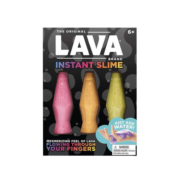 NeeDoh Lava Instant Slime Classic Groovy Lamp Shaped Fidget Toy 3 Pack