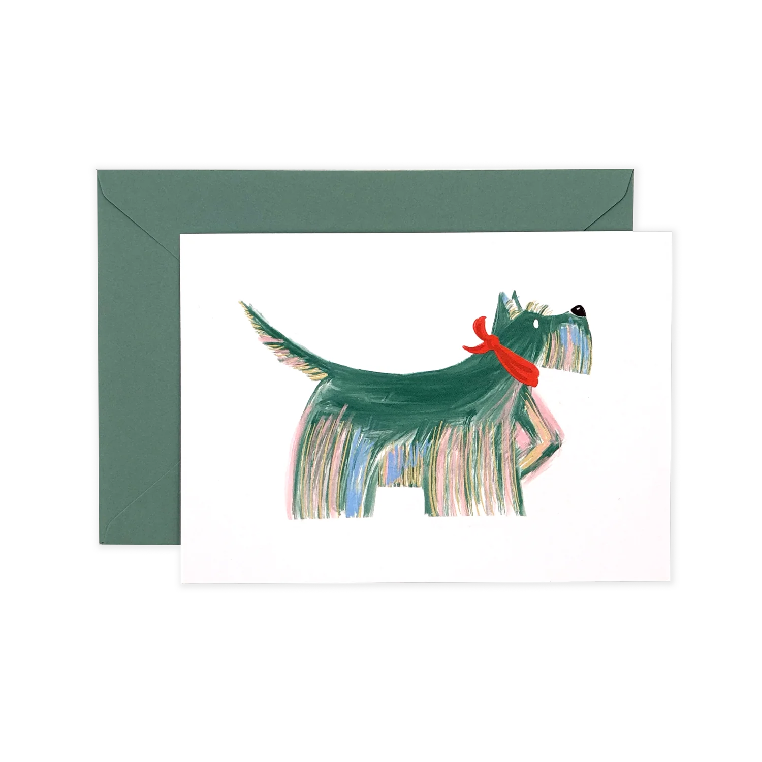 Grußkarte Schnauzermann