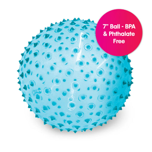 Mittelgroßer Sensorikball 15 cm | Edushape See-Me Sensory Ball blau