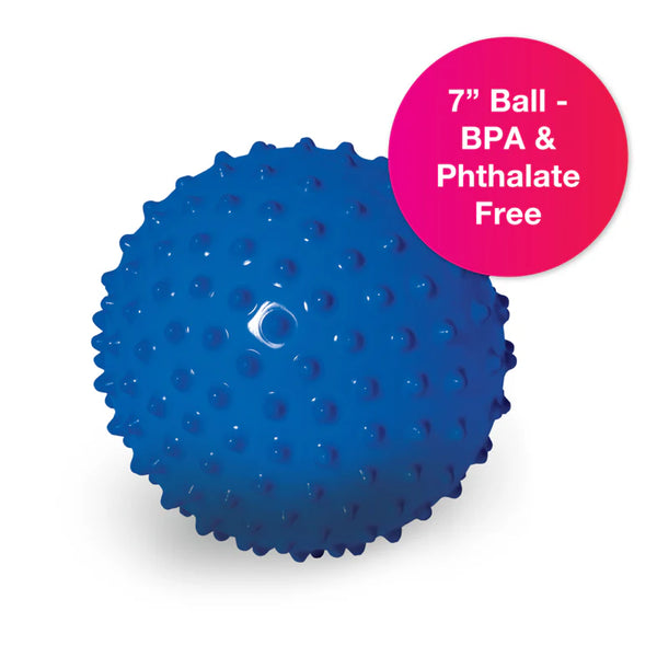 Großer Sensorikball 18 cm | Edushape Sensory Ball Opaque blau