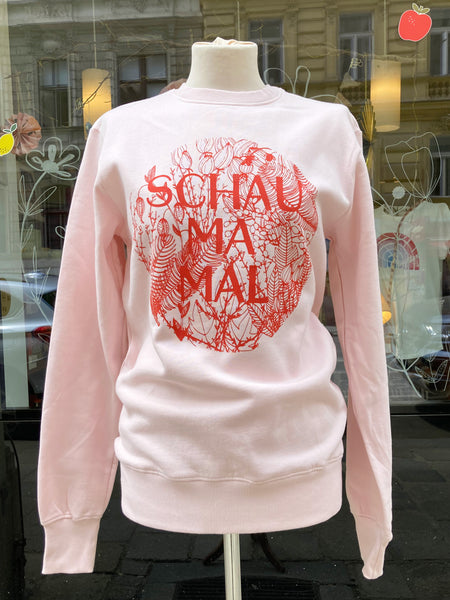 Sweater *Schau ma mal* Pullover rosa + rot