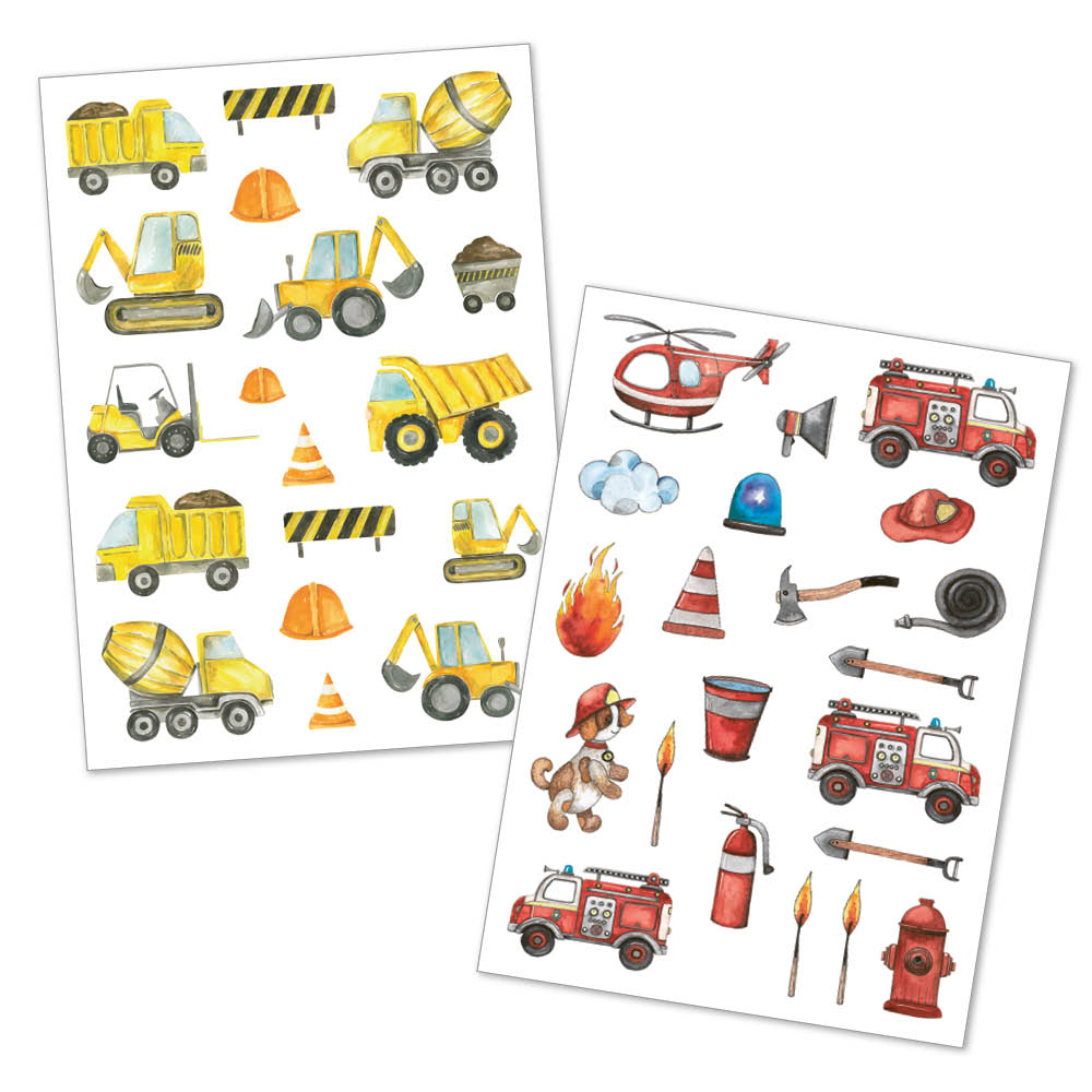 Temporary Tattoos - HAPPY TATTS Mix (125 Stück)