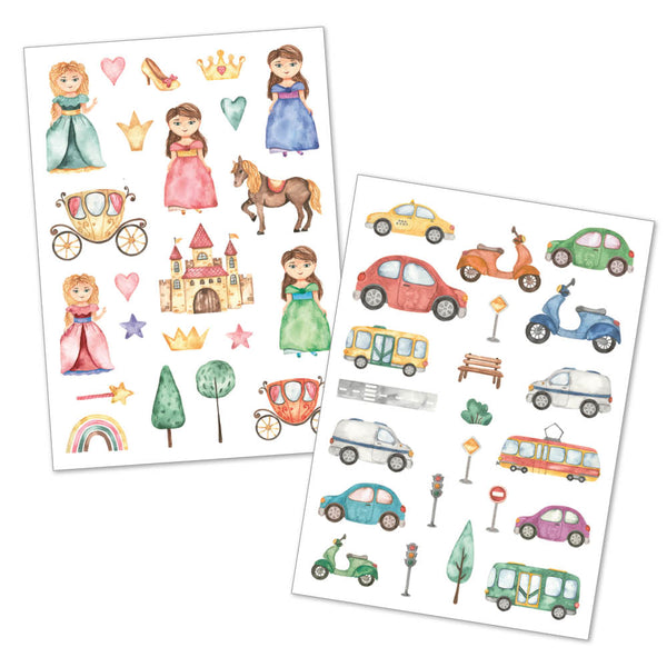 Temporary Tattoos - HAPPY TATTS Mix (125 Stück)