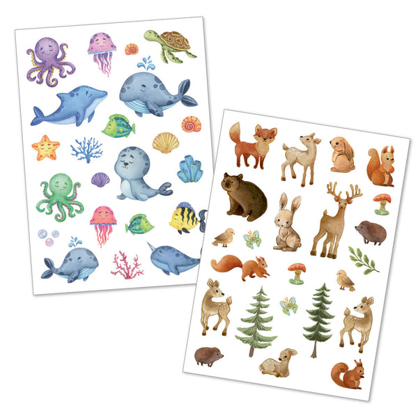 Temporary Tattoos - HAPPY TATTS Tiere (125 Stück)