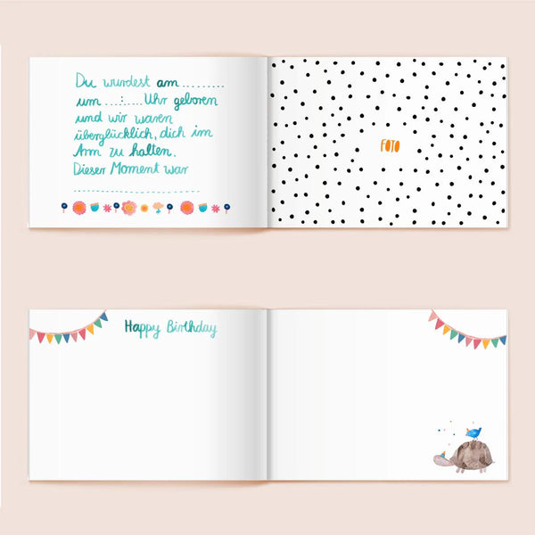 Babybuch *Willkommen kleiner Mensch* HARDCOVER