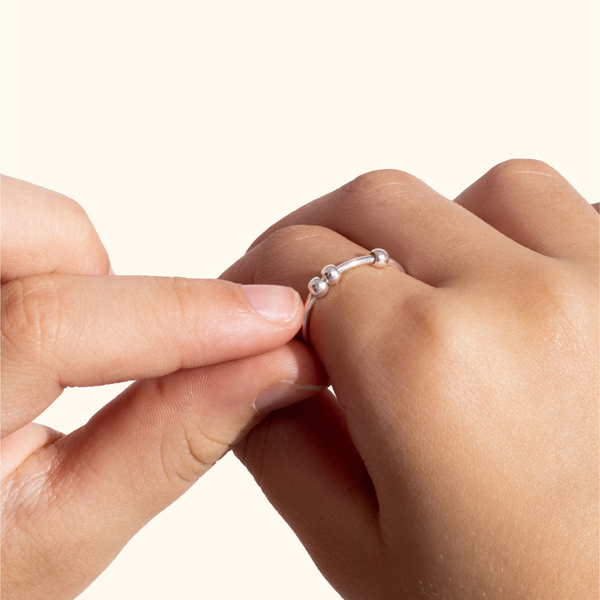 Der Chill Kid Ring: Silber | Angstring für Kinder