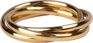 Antistressring Rolling Anxiety Ring, goldfarben