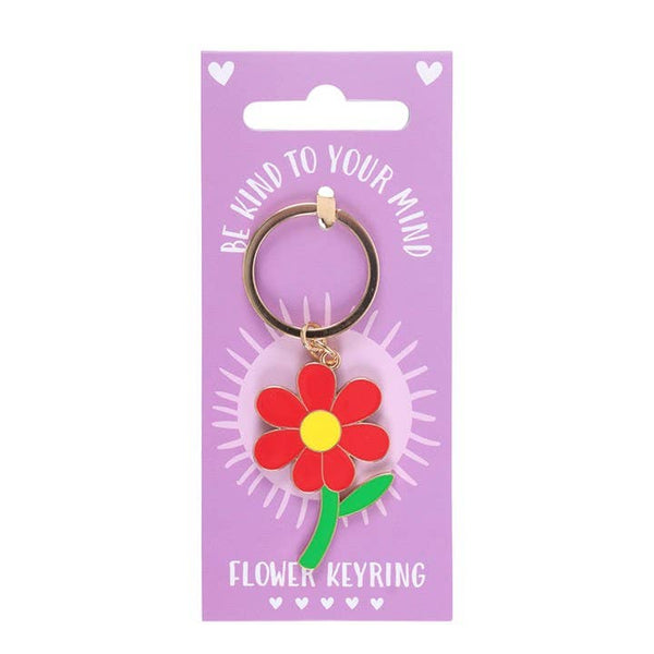 Schlüsselanhänger Be Kind to your mind - Blume