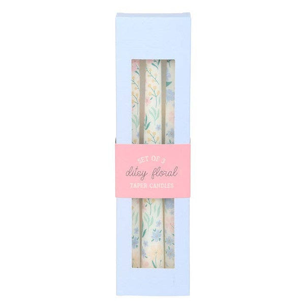Stabkerzen Ditsy Floral | Blumenmuster (3er Set)