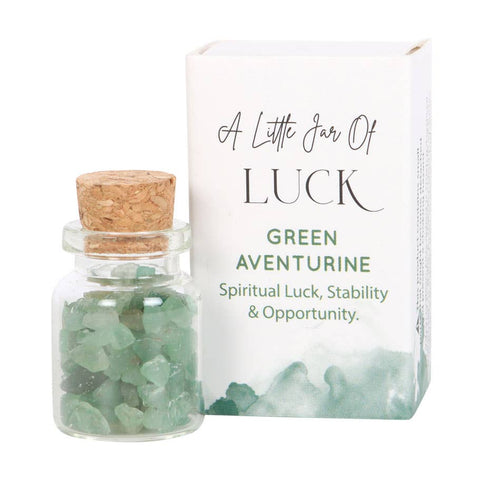Little Jar of LUCK | Grüner Aventurin Glücksglas