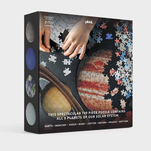 Planeten-Puzzle | 744-teiliges Weltraum-Puzzle des Sonnensystems