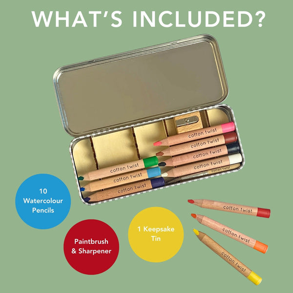 Jumbo Watercolour Pencils Bright Mix | 10 Stück