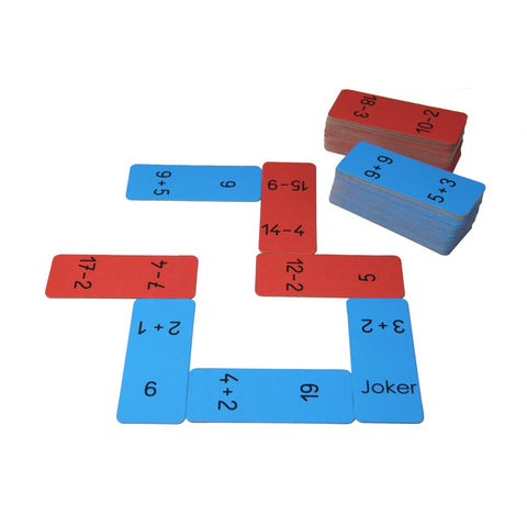 Domino Addition und Subtraktion im 20er Zahlenraum