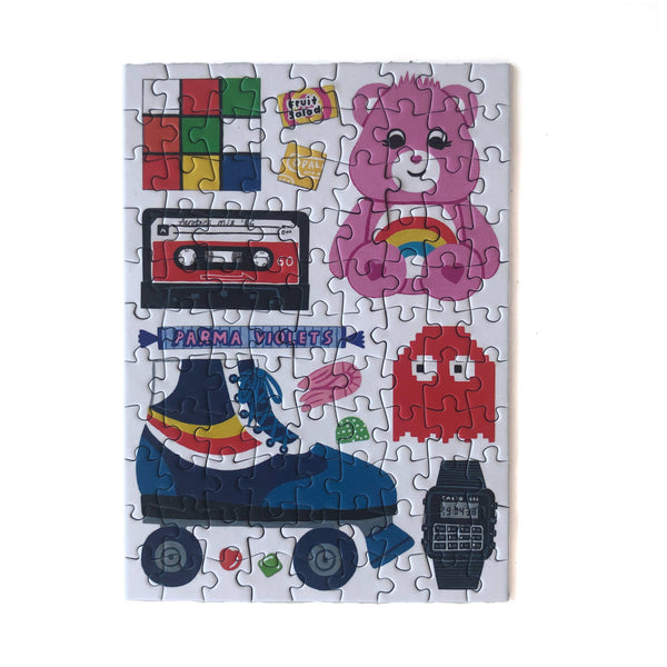Mini-Puzzle im Retro-Look der 80er | 99 Mico-Teile