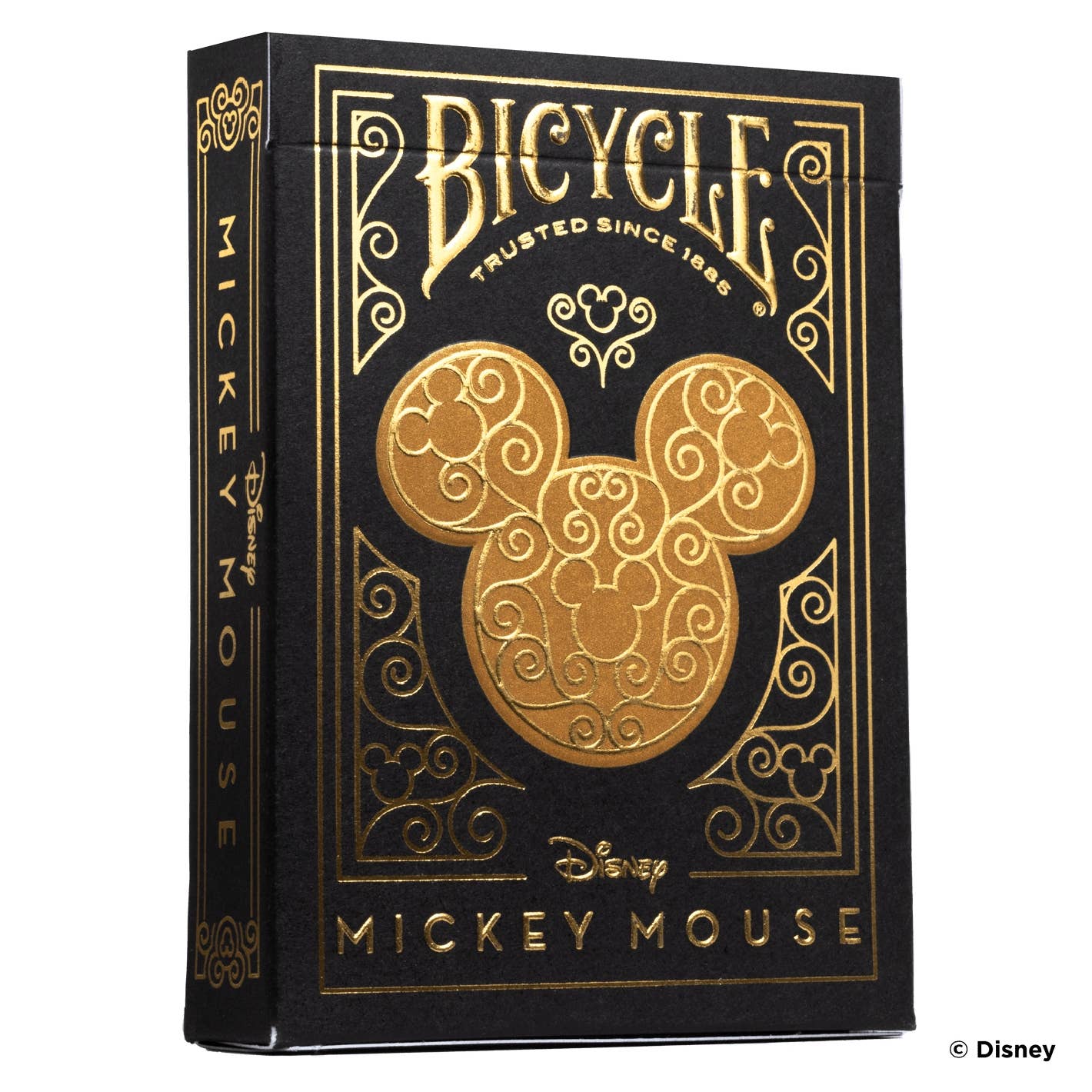 Bicycle - DISNEY MICKEY MOUSE BLACK and GOLD - Spielkarten