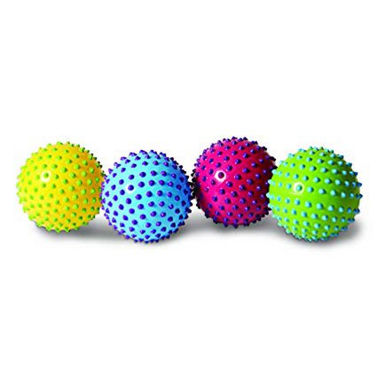 Großer Sensorikball 18 cm | Edushape Sensory Dots Ball Opaque gelb