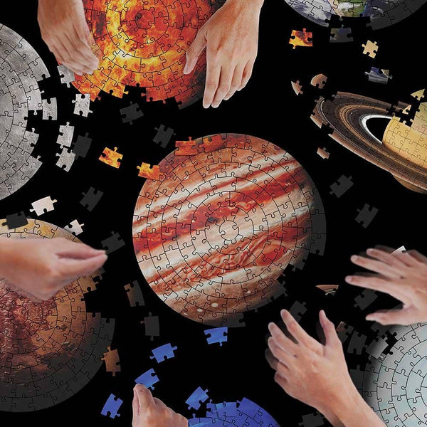 Planeten-Puzzle | 744-teiliges Weltraum-Puzzle des Sonnensystems