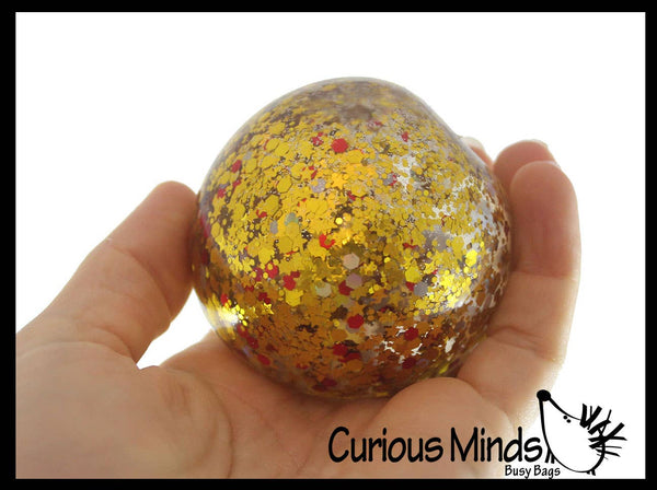 Sparkle Shimmer Sugar Ball - klebriger Glitzer Stressball