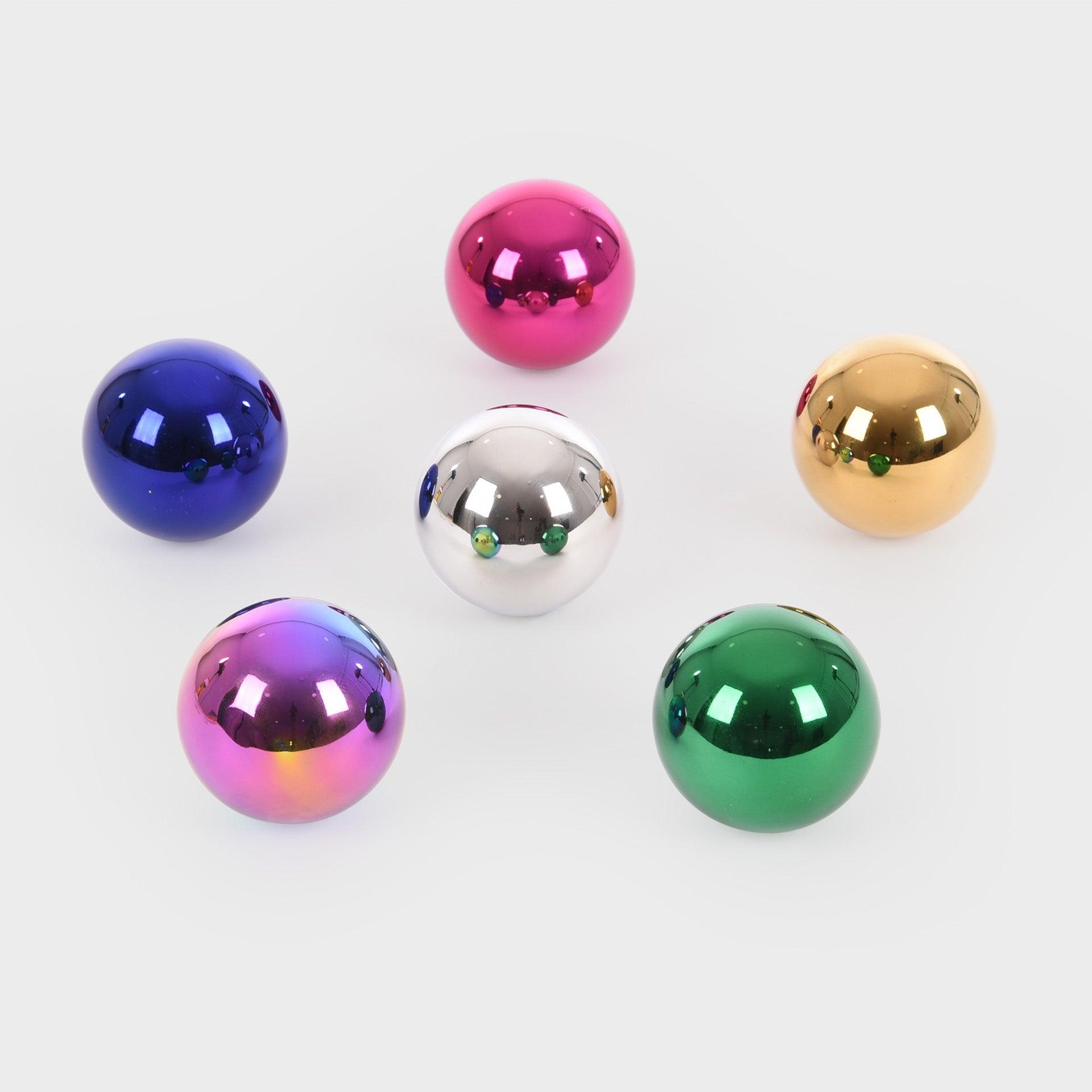 Sensory Reflective Colour Mystery Balls | Metallkugeln 6 Stück