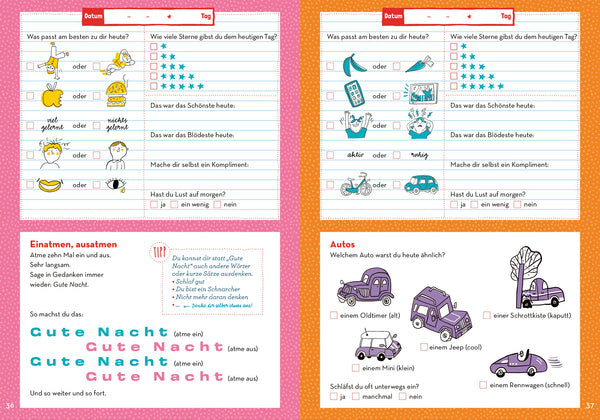 Schlaf Plauderei - Tagebuch (6+ Jahre)
