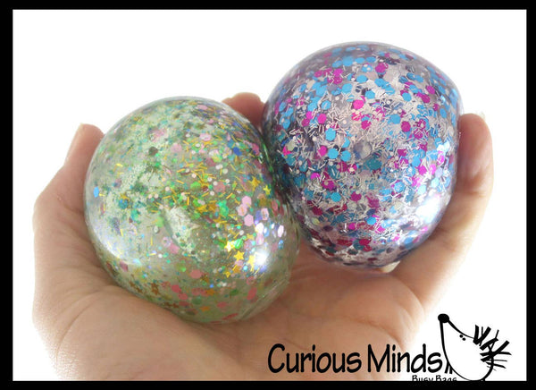 Sparkle Shimmer Sugar Ball - klebriger Glitzer Stressball