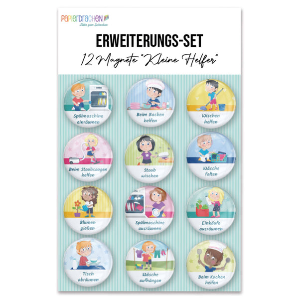 Motivations-Magnet-Erweiterungs-Set "Kleine Helfer"