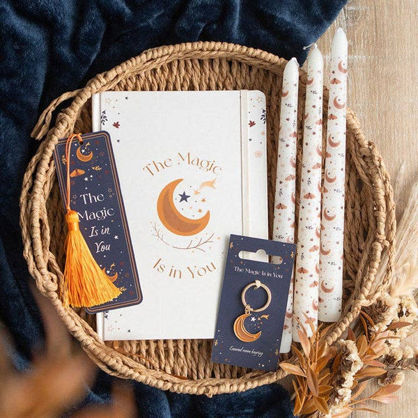 Herbstzauber Mond Schlüsselanhänger