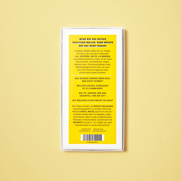 Darf ich dich das fragen? (Hotel Matze x beherzt.)