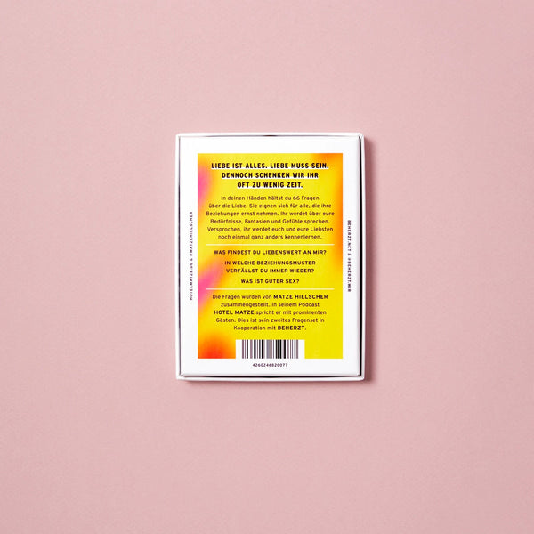 Liebe (Hotel Matze x beherzt.)