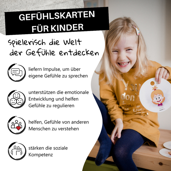 Gefühlskarten 1 (2-7 Jahre) | Wie geht es dir heute?