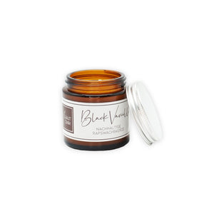 Black Vanilla Rapswachskerze | Hautsinn