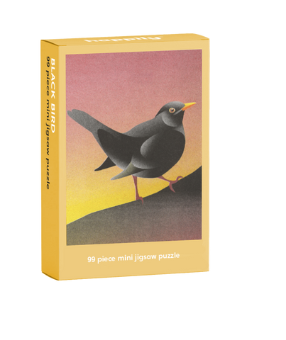 Mini-Puzzle Blackbird | 99 Micro-Teile Amsel