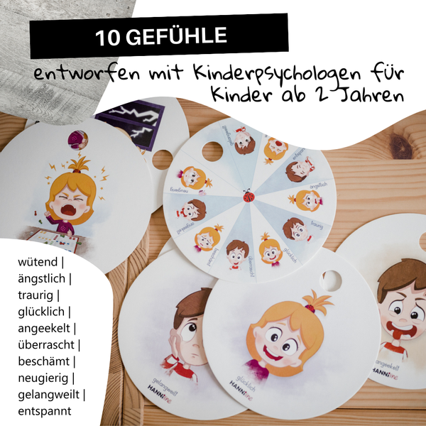 Gefühlskarten 1 (2-7 Jahre) | Wie geht es dir heute?